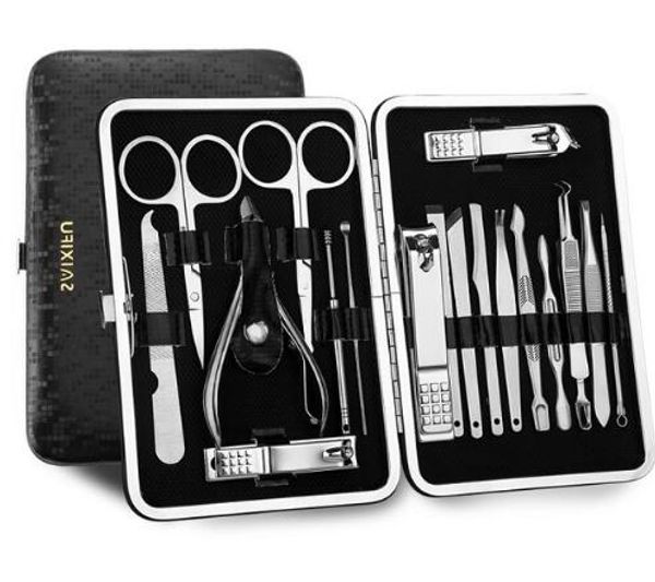 nail manicure set 18 in 1 stainless steel professional clipper finger plier nails art beauty tools scissors knife gift nt43
nail manicure set 18 in 1 stainless steel professional clipper finger plier nails art beauty tools scissors knife gift nt43