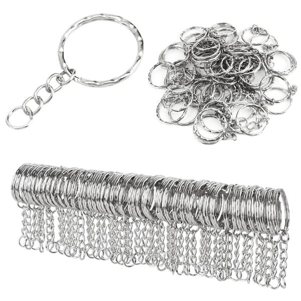 100 pcs/lot dia 25mm polished keyring keychain split ring with short chain key rings women men diy key chains accessories, Silver
100 pcs/lot dia 25mm polished keyring keychain split ring with short chain key rings women men diy key chains accessories, Silver