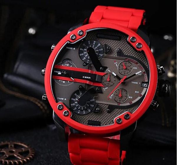 top качество спорт военные montres мужские новый релох 55мм большие дизели набора часы йг часы dz7370 dz7312 dz7315, Slivery;brown
top качество спорт военные montres мужские новый релох 55мм большие дизели набора часы йг часы dz7370 dz7312 dz7315, Slivery;brown