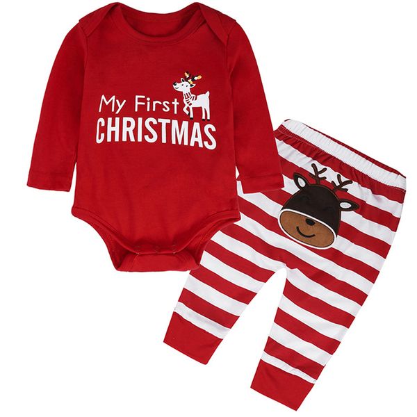 2020 new christmas toddler boys girls suit long sleeve printing t-shirt+stripe pants infant baby girls clothing sets, White
2020 new christmas toddler boys girls suit long sleeve printing t-shirt+stripe pants infant baby girls clothing sets, White