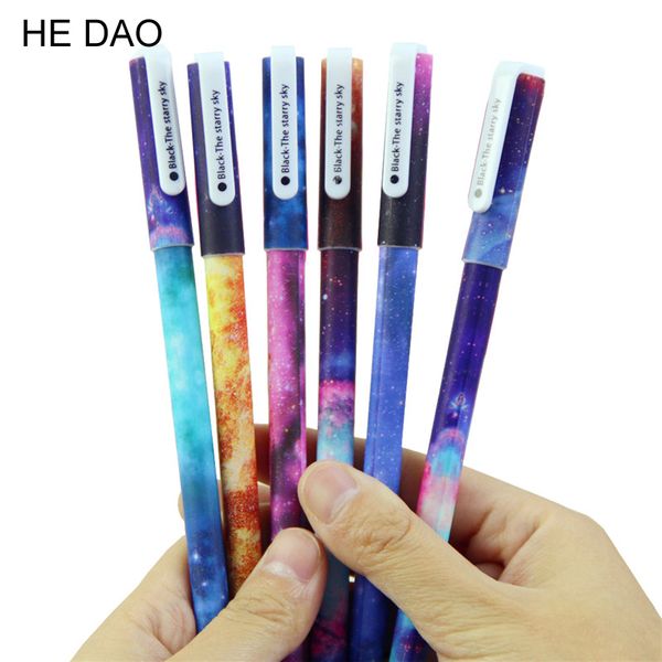 6 pcs/pack, beautiful starry sky pattern and flower polka dot black ink gel pen for school office writing stationery
6 pcs/pack, beautiful starry sky pattern and flower polka dot black ink gel pen for school office writing stationery