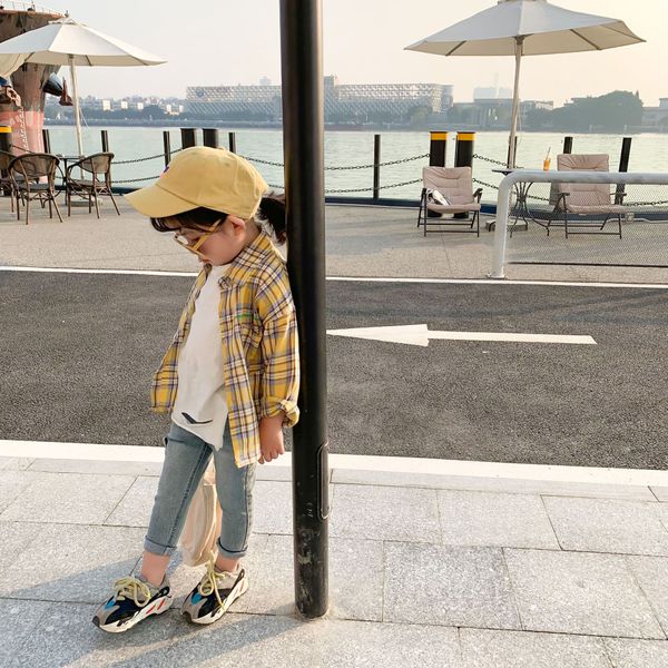 childrenswear 2020 spring korean-style men and women children plaid lettered print shirt japanese-style shirt, White;black
childrenswear 2020 spring korean-style men and women children plaid lettered print shirt japanese-style shirt, White;black