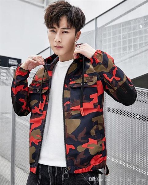 jackets long sleeve hooded mens outerwear spring windbreaker fashion printed zipper male clothing camouflage men designer, Black;brown
jackets long sleeve hooded mens outerwear spring windbreaker fashion printed zipper male clothing camouflage men designer, Black;brown
