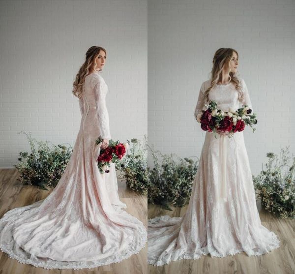 sheer long sleeves lace modest bride dresses wedding 2020 novia jewel neck chapel train bohemian mermaid plus size wedding gown, White
sheer long sleeves lace modest bride dresses wedding 2020 novia jewel neck chapel train bohemian mermaid plus size wedding gown, White