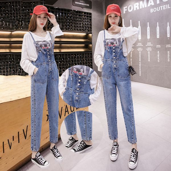 jeans women new spring autumn denim jumpsuits&rompers female suspender trousers women loose overalls, Blue
jeans women new spring autumn denim jumpsuits&rompers female suspender trousers women loose overalls, Blue