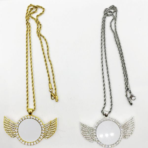 20pcs/lot customized p jewelry sublimation hip hop angle wings necklace for valentine's day gifts, Black
20pcs/lot customized p jewelry sublimation hip hop angle wings necklace for valentine's day gifts, Black
