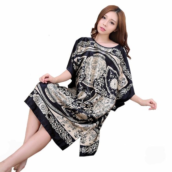 plus size sleepwear plus size lingerie size plus summer womens faux black lady gown nightgown bathrobe sleepwear mujer pijama flower, Black;red
plus size sleepwear plus size lingerie size plus summer womens faux black lady gown nightgown bathrobe sleepwear mujer pijama flower, Black;red