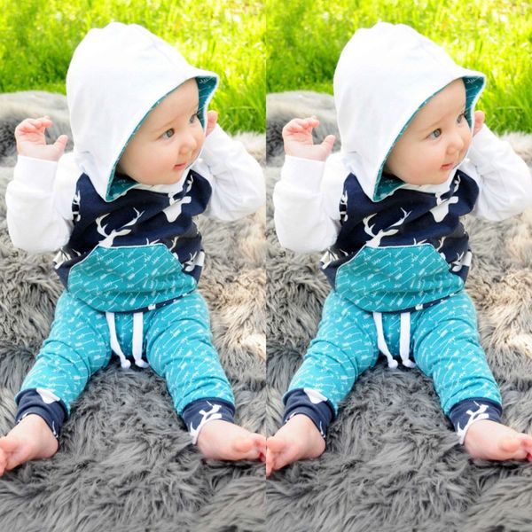 boys clothes character newborn infant baby boy girl deer arrow hoodie +pants outfits clothes set kids roupa infantil, White
boys clothes character newborn infant baby boy girl deer arrow hoodie +pants outfits clothes set kids roupa infantil, White