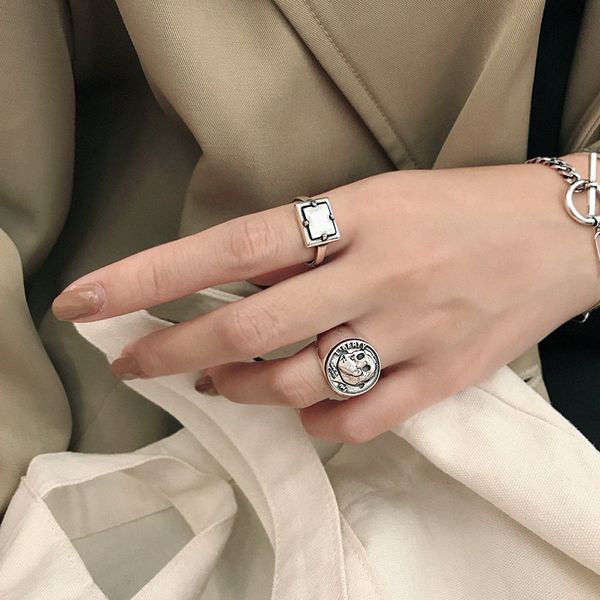 silvology 925 sterling silver square открытые кольца vintage круглый аватар высокого качества корея кольца для женщин 925 персонализированны, Golden;silver
silvology 925 sterling silver square открытые кольца vintage круглый аватар высокого качества корея кольца для женщин 925 персонализированны, Golden;silver