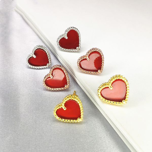 japan and south korea's new red zircon heart earrings for women's gold color rose gold color proposal wedding holiday gift earring, Silver
japan and south korea's new red zircon heart earrings for women's gold color rose gold color proposal wedding holiday gift earring, Silver