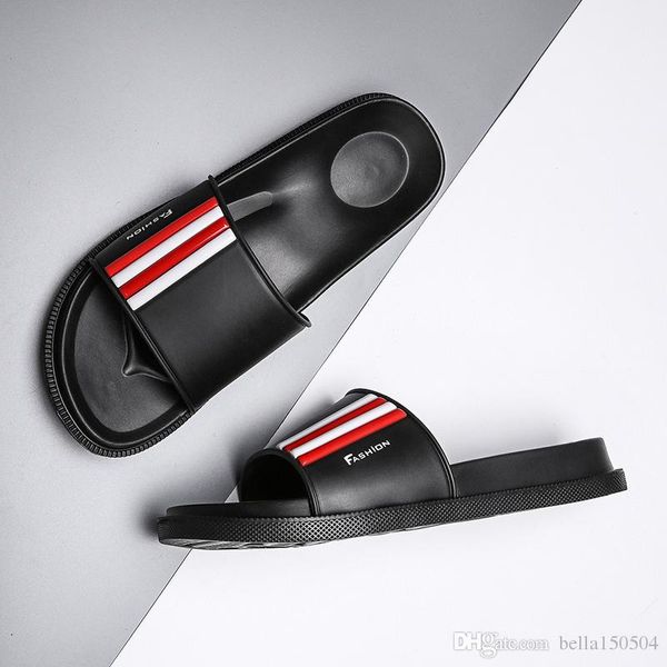 new designer slipper gear bottoms mens striped sandals causal non-slip summer huaraches slippers flip flops slipper quality, Black
new designer slipper gear bottoms mens striped sandals causal non-slip summer huaraches slippers flip flops slipper quality, Black