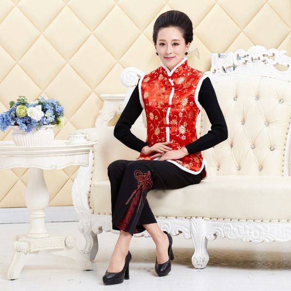 wholesale brand new autumn winter chinese traditional women's coil button waistcoats vests m xl xxl 3xl mtj2015058, Black;white
wholesale brand new autumn winter chinese traditional women's coil button waistcoats vests m xl xxl 3xl mtj2015058, Black;white