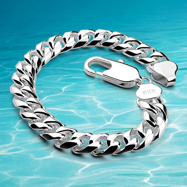 men's bracelet 925 sterling silver men's bangles & bracelets personality fashion jewelry width 10mm accessories, Golden;silver
men's bracelet 925 sterling silver men's bangles & bracelets personality fashion jewelry width 10mm accessories, Golden;silver