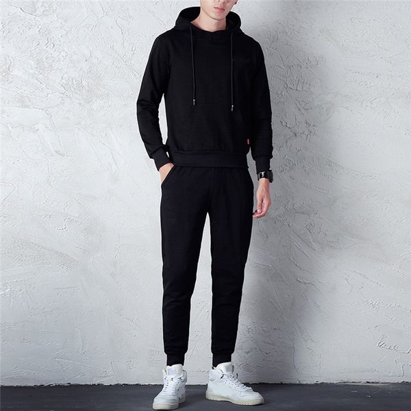 2019 new tracksuit men autumn winter pure color sweatshirt pants sets sport suit tracksuit men plus size 2ps chandal hom, Gray
2019 new tracksuit men autumn winter pure color sweatshirt pants sets sport suit tracksuit men plus size 2ps chandal hom, Gray