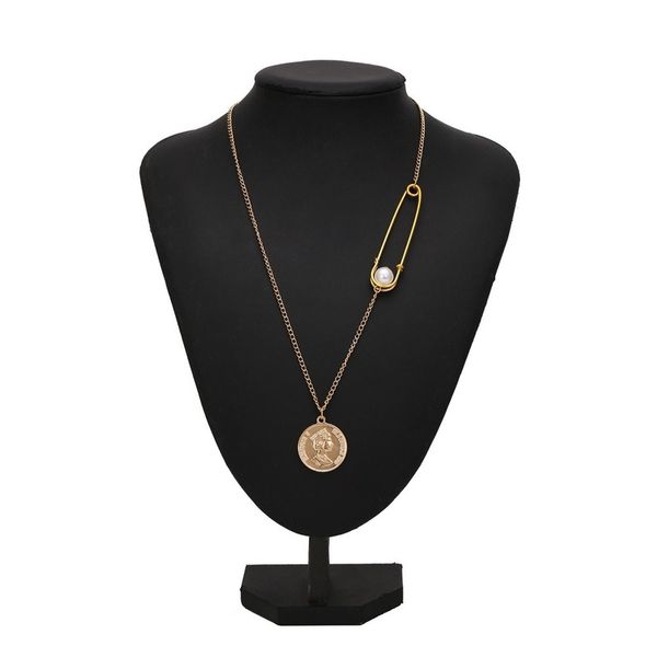 gold color link chain necklace for women 2020 vintage coin pendant sweater chain paperclip pearl necklaces boho jewelry, Silver
gold color link chain necklace for women 2020 vintage coin pendant sweater chain paperclip pearl necklaces boho jewelry, Silver