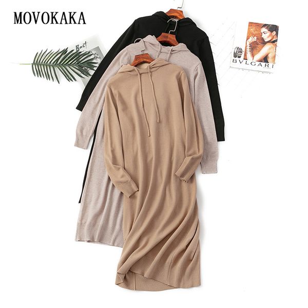 new autumn winter kintted dress long sweater dress women vestidos dresses hooded dresses women party sweater woman, Black;gray
new autumn winter kintted dress long sweater dress women vestidos dresses hooded dresses women party sweater woman, Black;gray