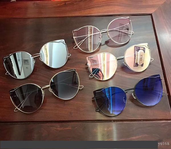 designer cat eye sunglasses silver silver lens 2018 fashion sunglasses eyewear brand new with box, White;black
designer cat eye sunglasses silver silver lens 2018 fashion sunglasses eyewear brand new with box, White;black