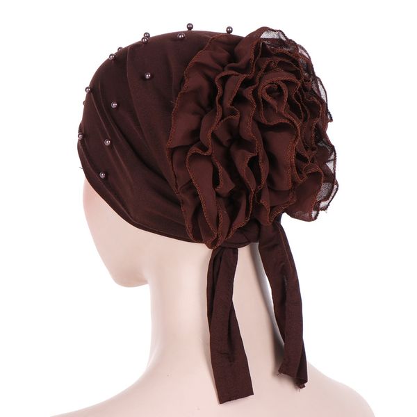 new back plate floral beads milk silk solid color big flower headscarf hat moon hat muslim baotou muslim hijab inner hijabs, Red
new back plate floral beads milk silk solid color big flower headscarf hat moon hat muslim baotou muslim hijab inner hijabs, Red