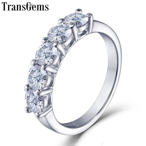 transgems platinum plated sterling silver 1.25ctw 4mm gh color moissanite half eternity wedding band for women anniversary y19032201, Slivery;golden
transgems platinum plated sterling silver 1.25ctw 4mm gh color moissanite half eternity wedding band for women anniversary y19032201, Slivery;golden
