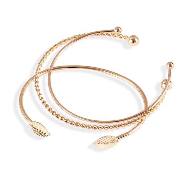 simple three pieces rose gold leaf metal open charm bracelet bangles for women jewelry gift armband accessories dropshipping, Black
simple three pieces rose gold leaf metal open charm bracelet bangles for women jewelry gift armband accessories dropshipping, Black