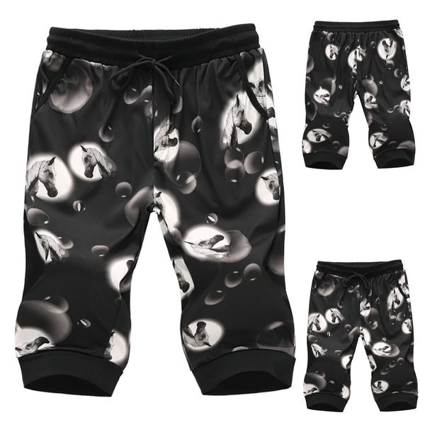 summer men's pants black printing trunks elastic beach surfing running pants drawstring calf-length plus size l415a
summer men's pants black printing trunks elastic beach surfing running pants drawstring calf-length plus size l415a