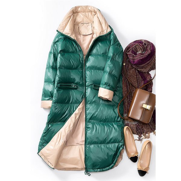 2019 new winter white duck down jacket women loose down coat female long parkas warm winter coat women parkas snow overcoat, Black
2019 new winter white duck down jacket women loose down coat female long parkas warm winter coat women parkas snow overcoat, Black