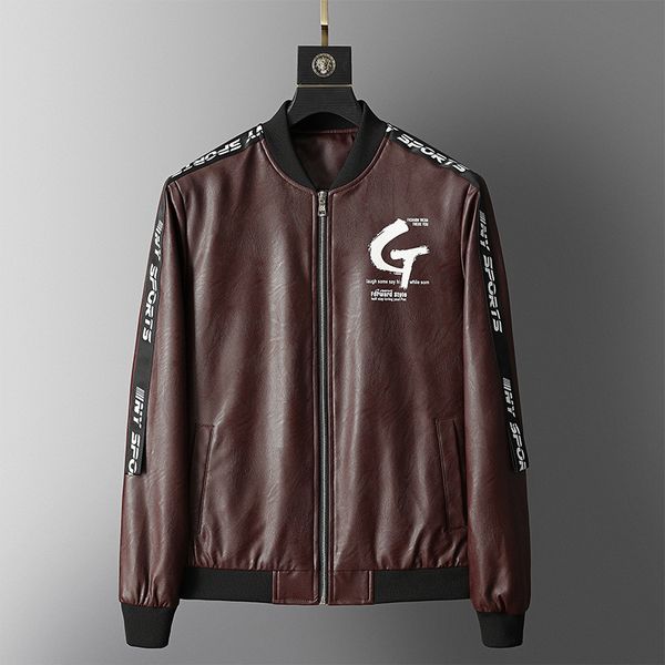 printed hip-hop european and american stand-up collar casual leather clothes, Black
printed hip-hop european and american stand-up collar casual leather clothes, Black