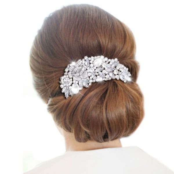 shosixuan jane stone bridal silver tone rhinestone flower hair comb gorgeous bling clear austrian crystal wedding, Golden;white
shosixuan jane stone bridal silver tone rhinestone flower hair comb gorgeous bling clear austrian crystal wedding, Golden;white