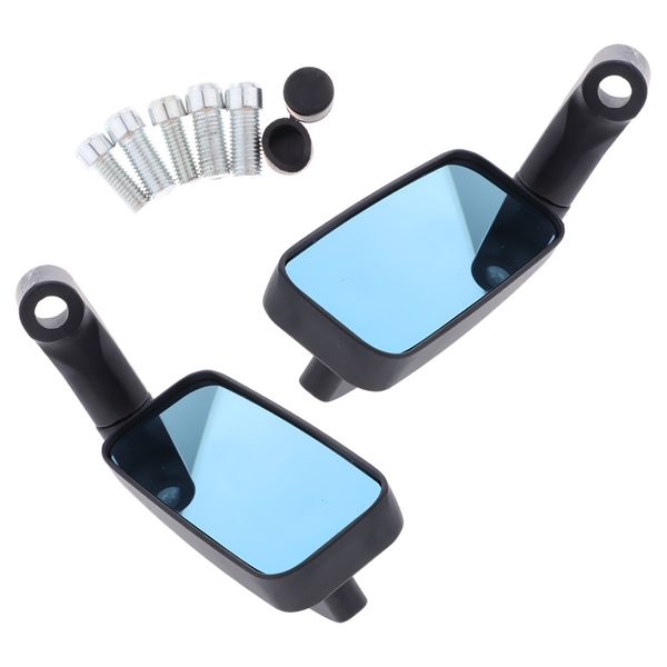 2 colors blue glass side mirrors rear view mirrors for motorcycle with 8mm 10mm thread bolts, left & right
2 colors blue glass side mirrors rear view mirrors for motorcycle with 8mm 10mm thread bolts, left & right