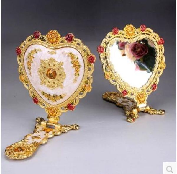 metal alloy frame one face hand mrror with mirror frame round mirror girl gift box decorative j046
metal alloy frame one face hand mrror with mirror frame round mirror girl gift box decorative j046
