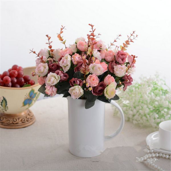 artificial rose bouquet silk fake flower wedding party home decoration 2pcs home decoration artificial rose bouquet red #40
artificial rose bouquet silk fake flower wedding party home decoration 2pcs home decoration artificial rose bouquet red #40