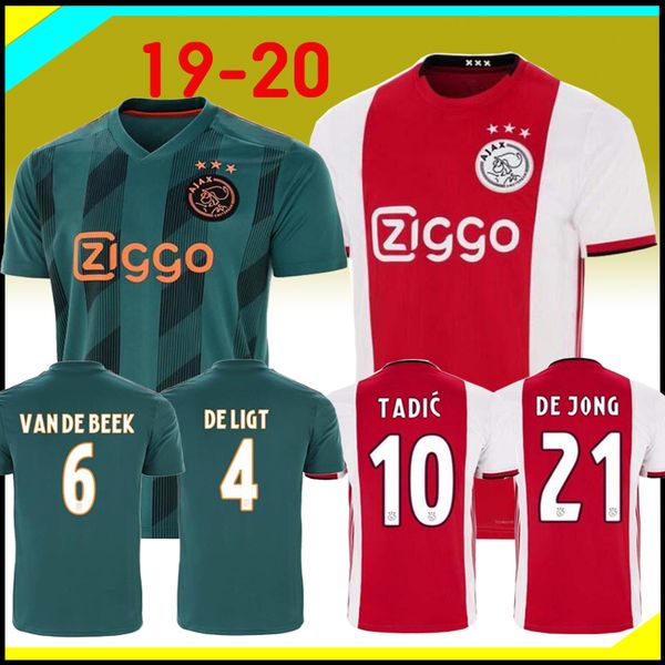 new 2019 2020 ajax home red away green soccer jerseys 19 20 ajax away soccer shirt 2019 #10 tadic #34 nouri 4# de ligt football uniform, Black;yellow
new 2019 2020 ajax home red away green soccer jerseys 19 20 ajax away soccer shirt 2019 #10 tadic #34 nouri 4# de ligt football uniform, Black;yellow
