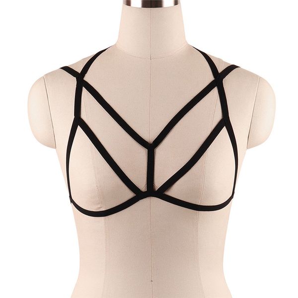 jaycosin lingerie women hollow out elastic cage lady bandage strappy halter bustier bralette underwear im16, Red;black
jaycosin lingerie women hollow out elastic cage lady bandage strappy halter bustier bralette underwear im16, Red;black