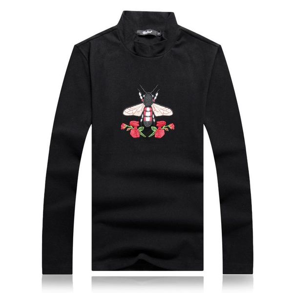 2019 autumn and winter men's long-sleeved t-shirt men's solid color fashion bottoming shirt jacket breathable casual high collar, White;black
2019 autumn and winter men's long-sleeved t-shirt men's solid color fashion bottoming shirt jacket breathable casual high collar, White;black