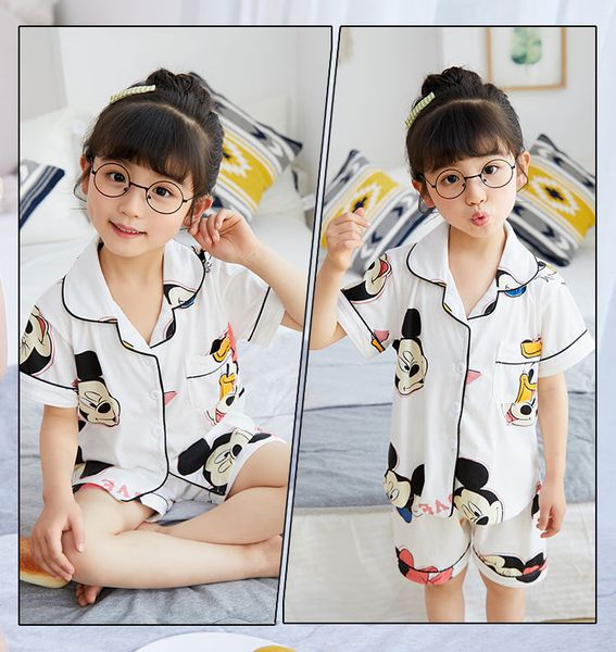 2020 toddler baby boy girl cotton cartoon pant pajamas blouse +shorts pyjamas open stitch set child sleepwear nightgown, White
2020 toddler baby boy girl cotton cartoon pant pajamas blouse +shorts pyjamas open stitch set child sleepwear nightgown, White
