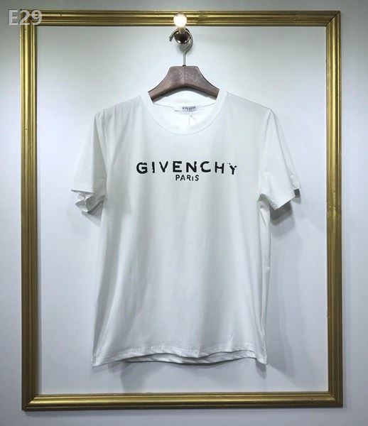 

19ss мода Европа Париж старинные футболки Givency логотип патч футболки печать письмо