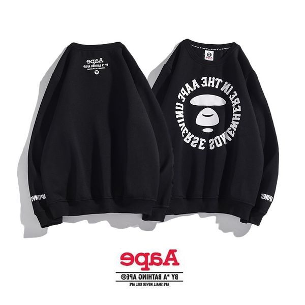 mens designer hoodie aape classic brand logo couple sweatshirt outdoor casual ap fashion sweater men high street hip hop luxury hoodies, Black
mens designer hoodie aape classic brand logo couple sweatshirt outdoor casual ap fashion sweater men high street hip hop luxury hoodies, Black