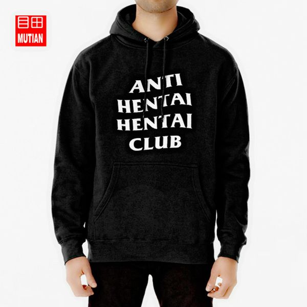 men's designer anti hentai hentai club hoodies sweatshirts anime anti club social word play asc wordplay pervert lewd quality, Black
men's designer anti hentai hentai club hoodies sweatshirts anime anti club social word play asc wordplay pervert lewd quality, Black