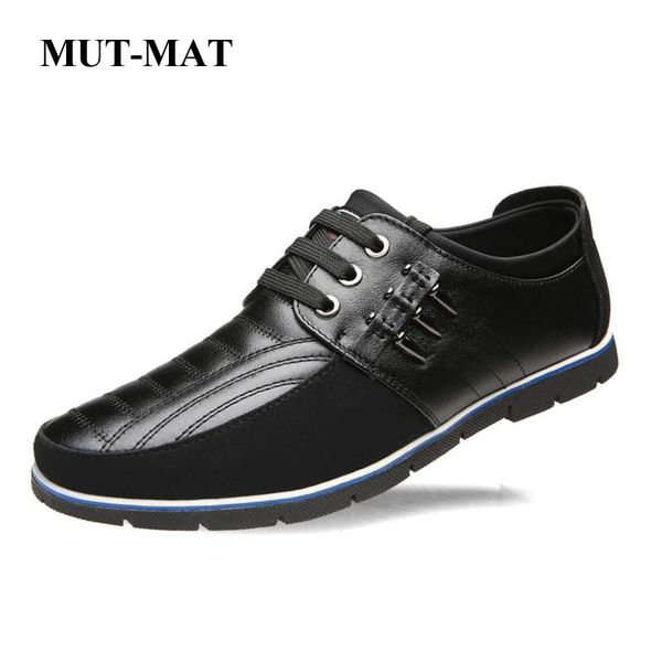 2019 new men's casual shoes leather shoes increased men's decoration large size 37-47, Black
2019 new men's casual shoes leather shoes increased men's decoration large size 37-47, Black