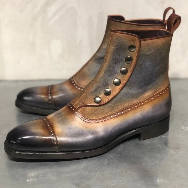 ankle boots for men sapato feminino chaussure slip on low heels matin shoes male man shoe men's vintage pu leather booties d56, Black
ankle boots for men sapato feminino chaussure slip on low heels matin shoes male man shoe men's vintage pu leather booties d56, Black