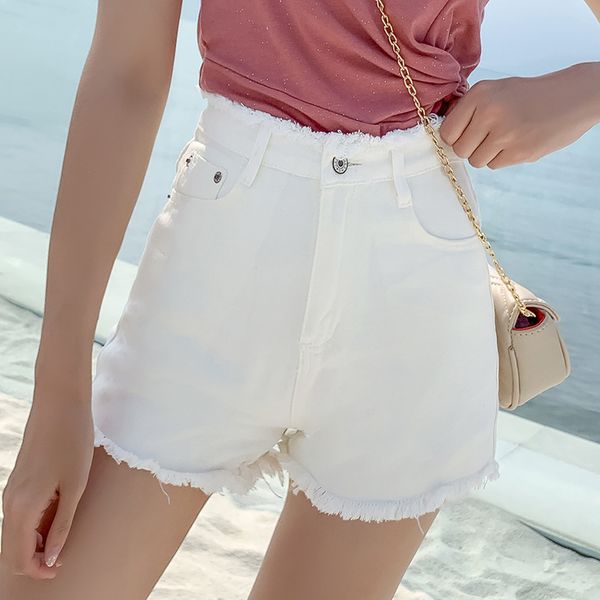 джинсовые шорты 2019 для похудения прямого покроя джинсы с высокой талией заусенцев с отверстиями сыпучими штанами, Blue
джинсовые шорты 2019 для похудения прямого покроя джинсы с высокой талией заусенцев с отверстиями сыпучими штанами, Blue