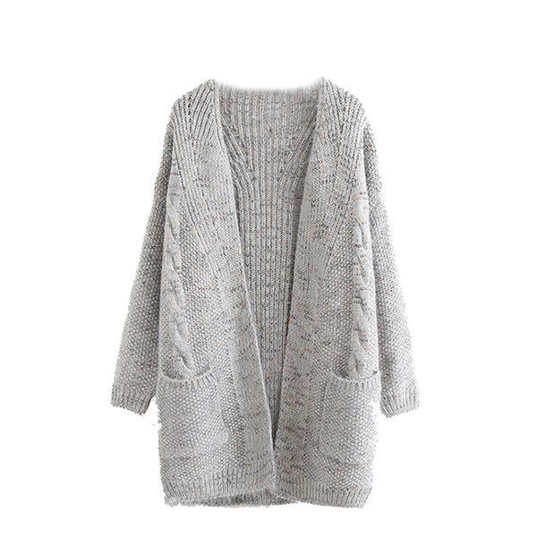 knit cardigan sweater coat autumn coat women long sleeve solid open front cardigans jumper sweaters with pocket #y3, Black;brown
knit cardigan sweater coat autumn coat women long sleeve solid open front cardigans jumper sweaters with pocket #y3, Black;brown