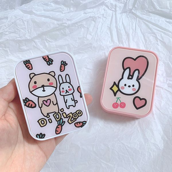 youth girl square contact lens case cute bear contact lens case travel glasses as gift care box, Silver
youth girl square contact lens case cute bear contact lens case travel glasses as gift care box, Silver