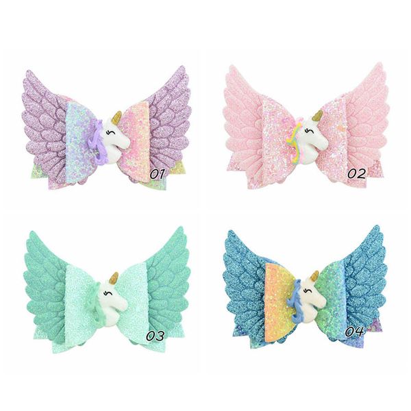 unicorn hair bows girls hair clips angel's wings kids barrettes glisten princess baby bb clips designer hair accessories for girls a591, Slivery;white
unicorn hair bows girls hair clips angel's wings kids barrettes glisten princess baby bb clips designer hair accessories for girls a591, Slivery;white