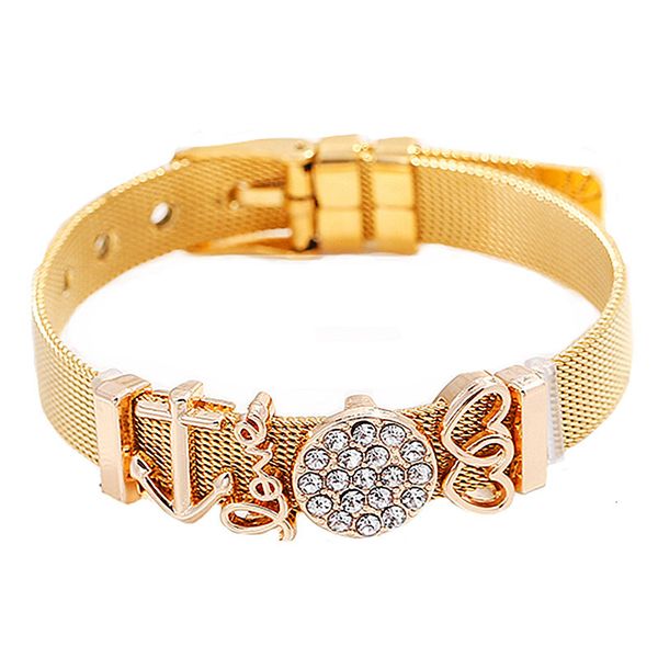 stainless steel wrist watch chained mode bracelet love anchor bracelet send friend gift, Golden;silver
stainless steel wrist watch chained mode bracelet love anchor bracelet send friend gift, Golden;silver