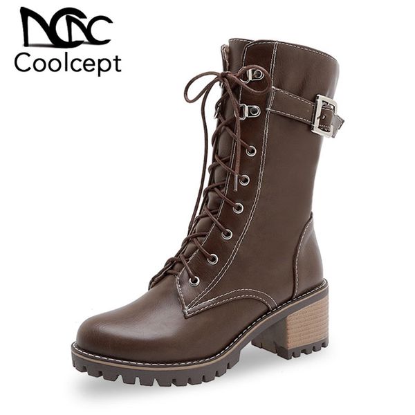 coolcept plus size 34-45 women ankle boots winter round toe female fur warm shoes women vintage mujer riding boots zapatos, Black
coolcept plus size 34-45 women ankle boots winter round toe female fur warm shoes women vintage mujer riding boots zapatos, Black