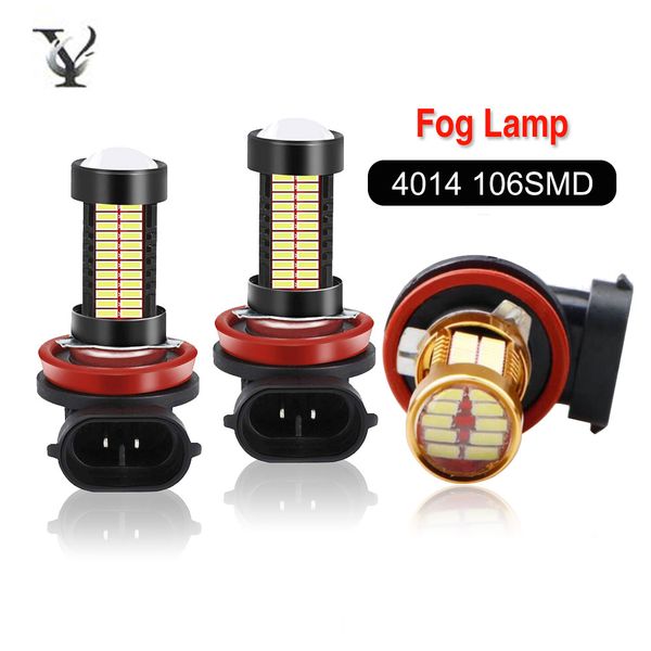 2pcs super bright h11 car fog lamp 4014 chip 106 led 35w 8000k 12v auto lamp bulbs 7 colors
2pcs super bright h11 car fog lamp 4014 chip 106 led 35w 8000k 12v auto lamp bulbs 7 colors