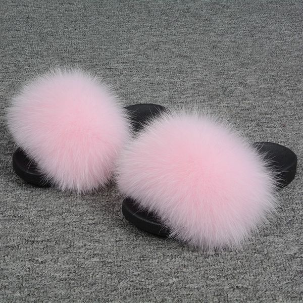 luxury style sandals factory supply women fashion real fox fur slippers soft cozy fur slides, Black
luxury style sandals factory supply women fashion real fox fur slippers soft cozy fur slides, Black