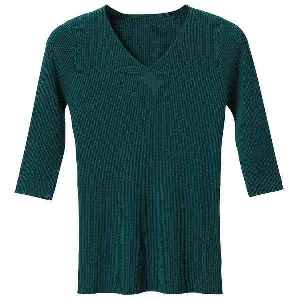 2020 new five-minute sleeve v-neck knit sweater for spring and autumn women's sweater thin pullover slimming bottom shirt, White;black
2020 new five-minute sleeve v-neck knit sweater for spring and autumn women's sweater thin pullover slimming bottom shirt, White;black