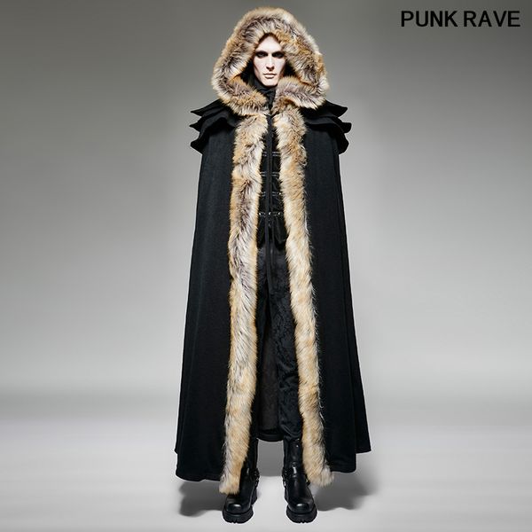 classic black red thermal hooded coat long sleeve open stitch coats steampunk man's winter wool long cloak punk rave y-673
classic black red thermal hooded coat long sleeve open stitch coats steampunk man's winter wool long cloak punk rave y-673